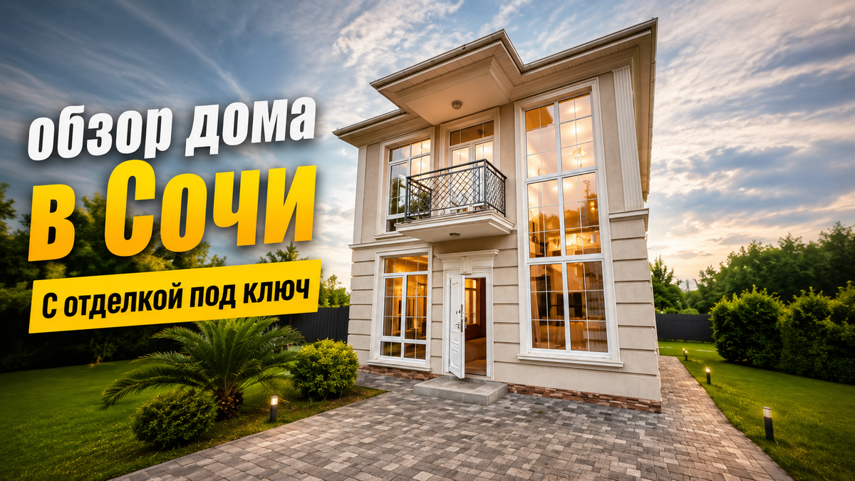 ОБЗОР ДОМА В СОЧИ С ОТДЕЛКОЙ ПОД КЛЮЧ | НЕДВИЖИМОСТЬ СОЧИ